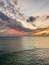 Decorative image of sunset over sea for article series landing page
