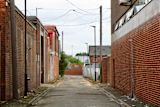 Derelict street in Sunderland, UK