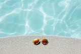 Decorative image of a swimming pool for an article