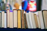 Decorative image of old books for Digital Fundamentals in Government learning with Apolitical