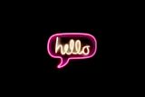 Hello sign