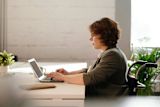 Person using laptop