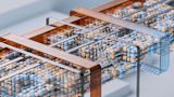 Decorative image of a multi layered abacus with many small parts that looks like computer hardware for article