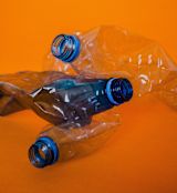 Plastic bottle for recycling