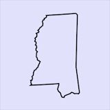 Illustration of the state of Mississippi