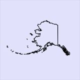 Illustration of the state of Alaska