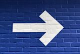 Decorative image of an arrow painted on a wall.jpg