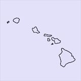 Illustration of the state of Hawaii