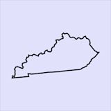 Illustration of the state of Kentucky