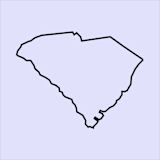Illustration of the state of South Carolina
