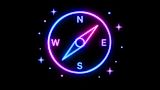 Neon compass