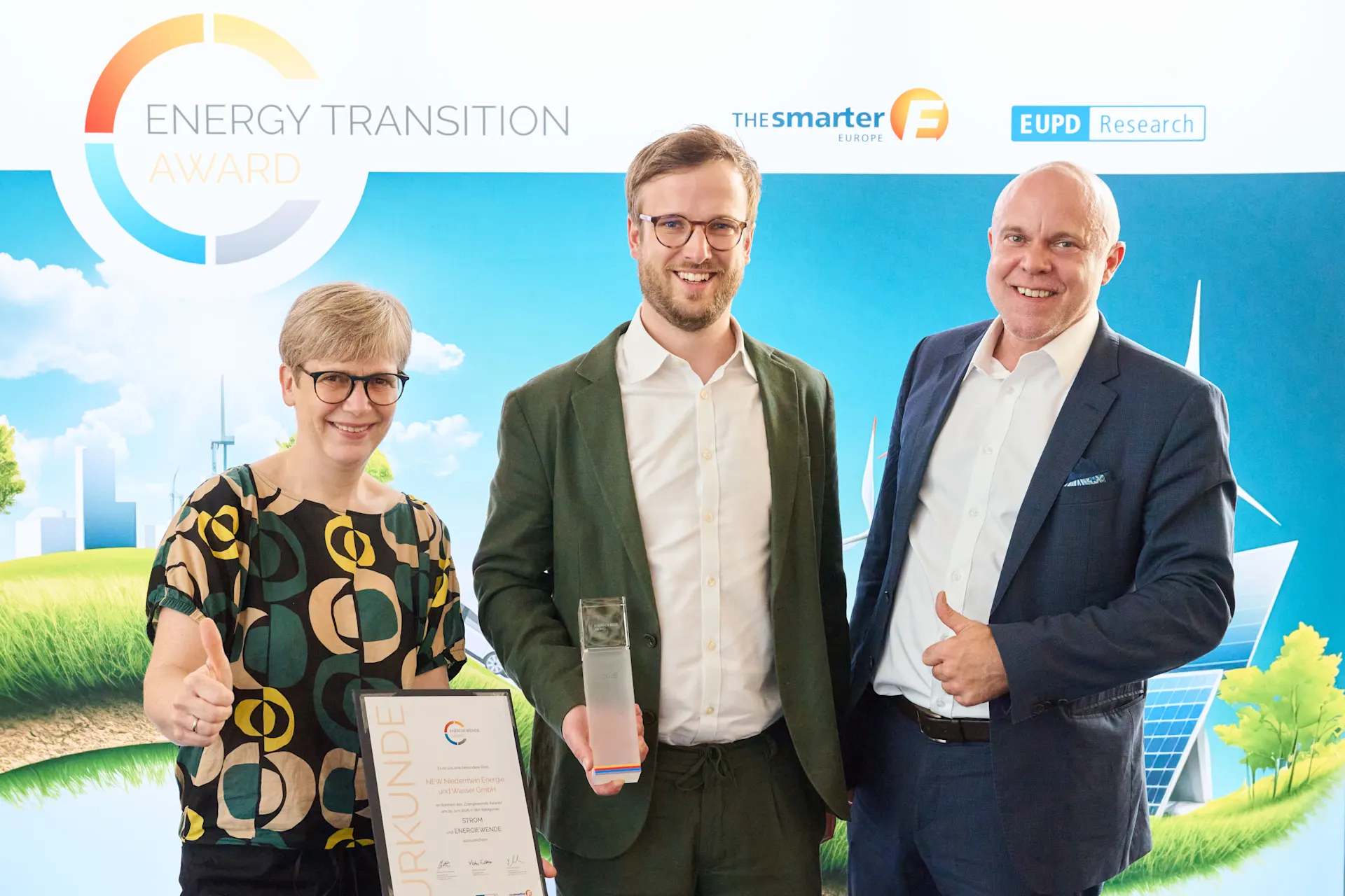 Energiewende Award 2026/2027 Auszeichnung Energiewende Award 2026/2027 Preisträger NEW Energie