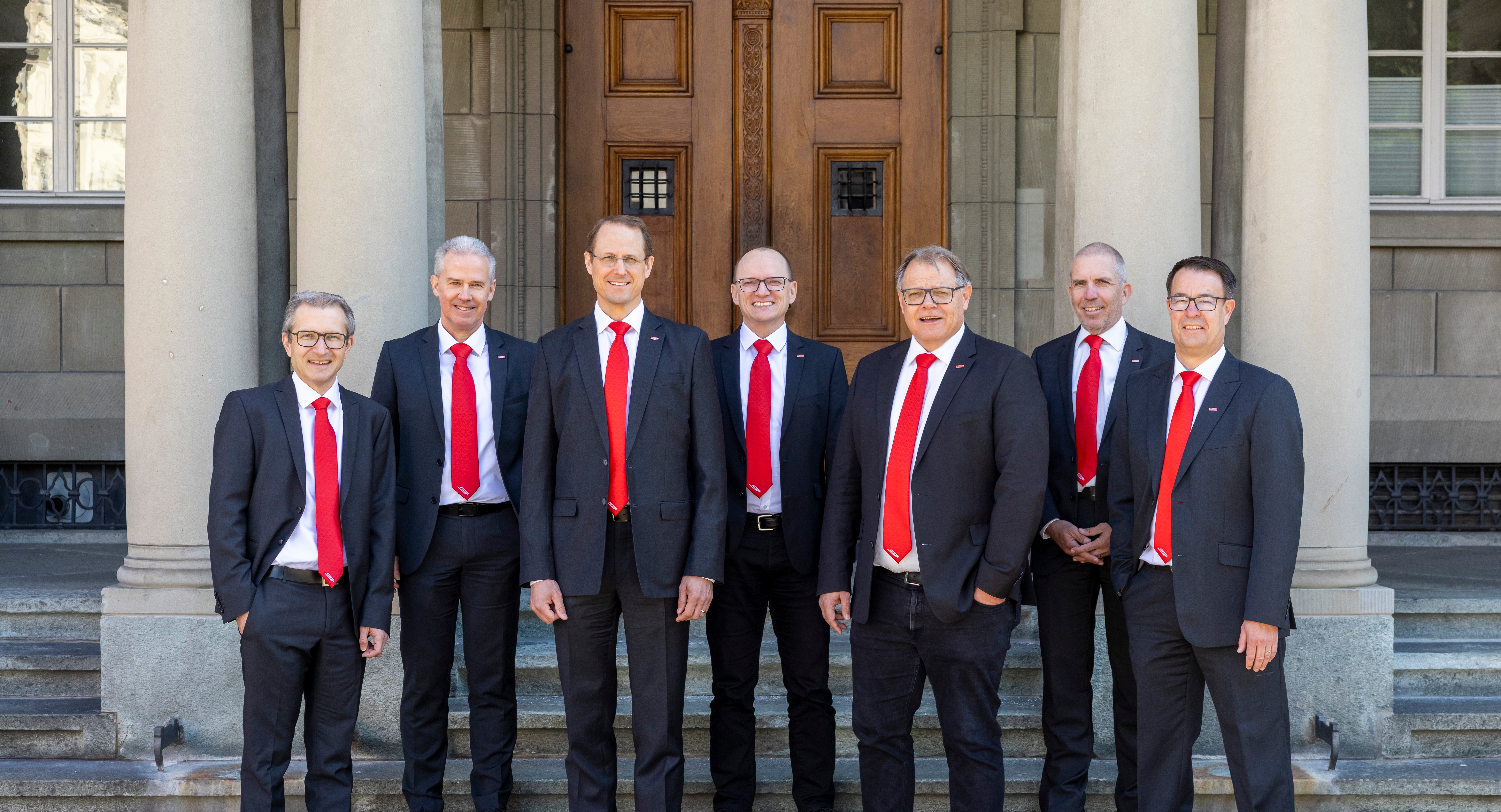 Die Geschäftsleitung RhB, Gruppenfoto