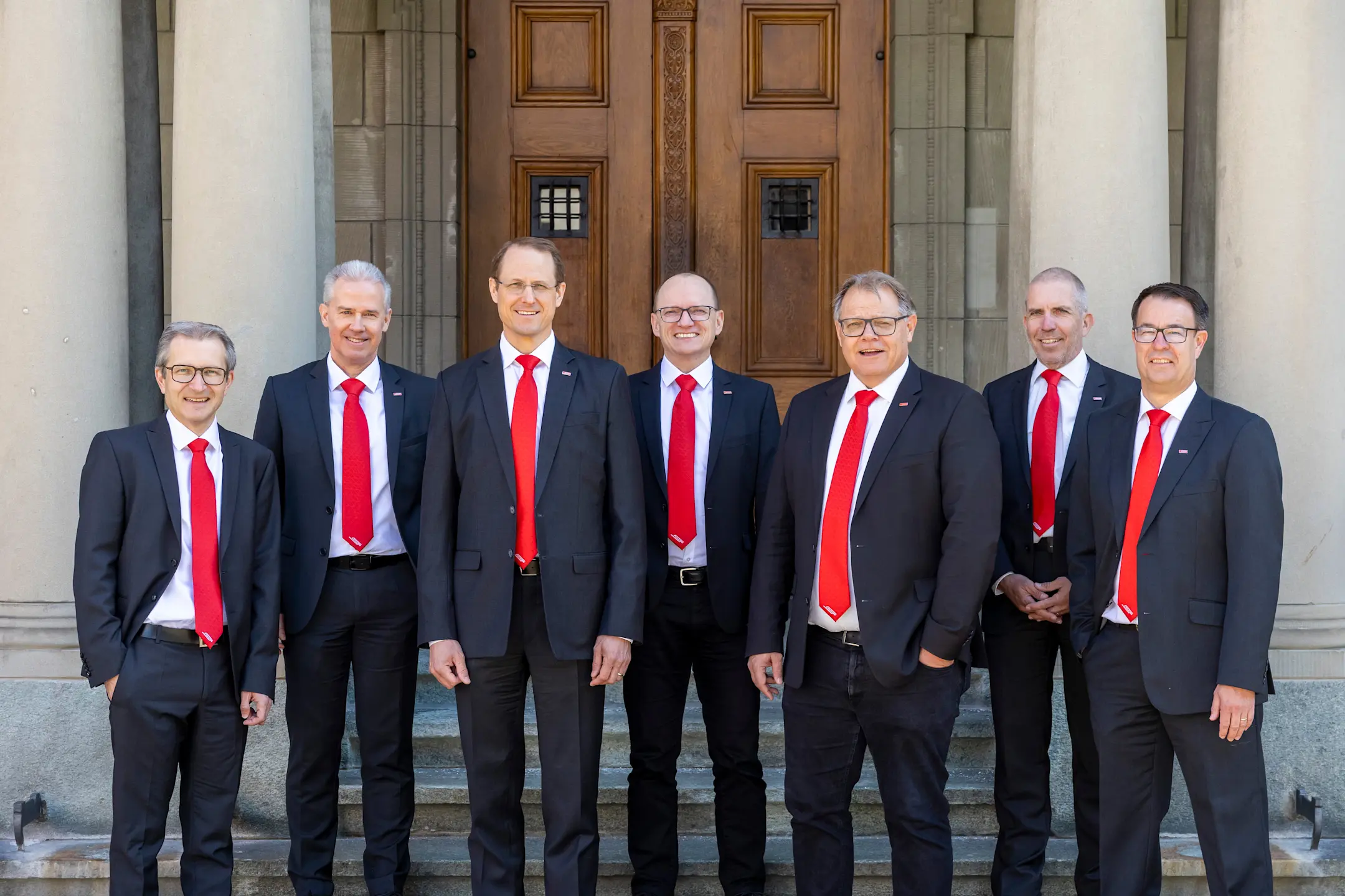 Die Geschäftsleitung RhB, Gruppenfoto