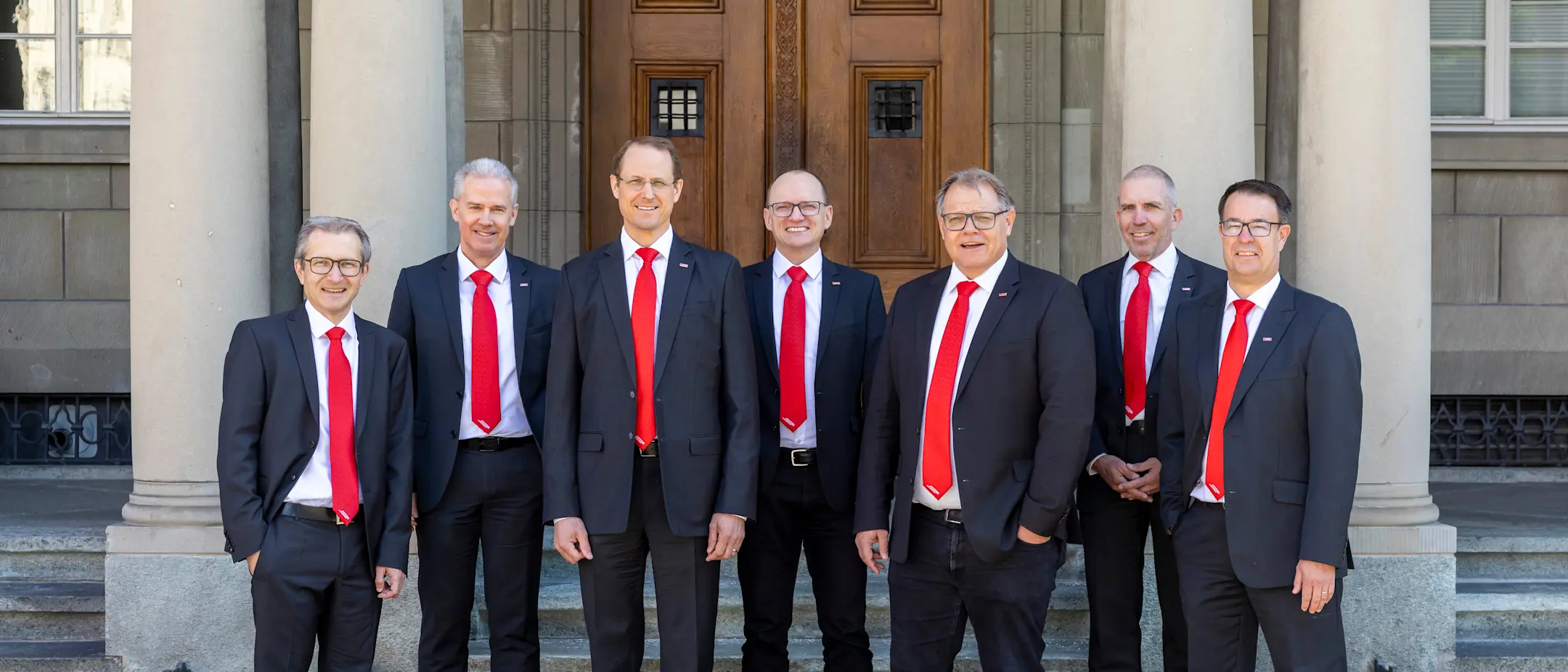 Die Geschäftsleitung RhB, Gruppenfoto