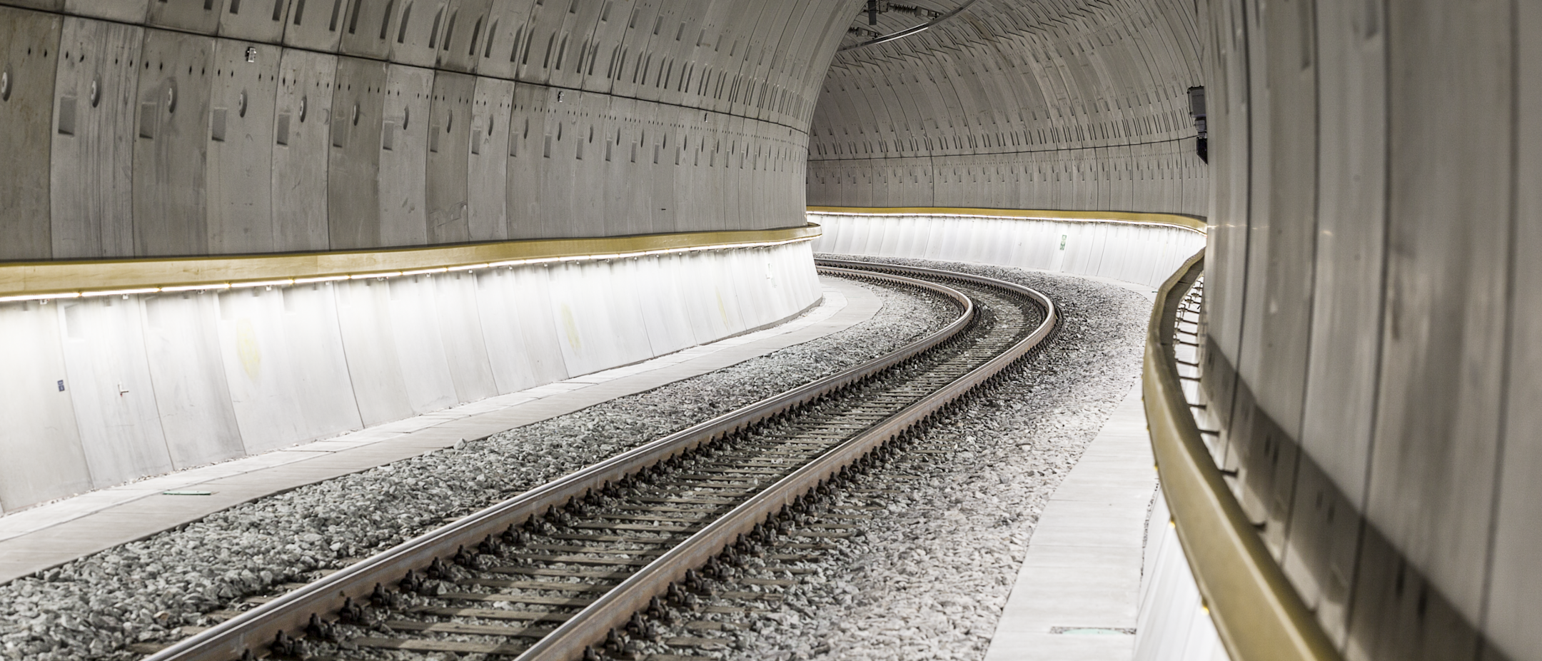 Innenansicht Glatscherastunnel