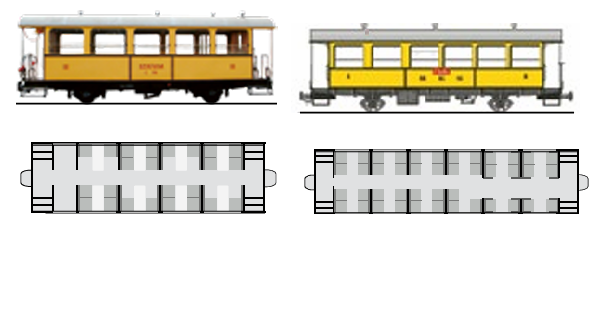 Disposizione dei posti a sedere e vista esterna di La Bucunada