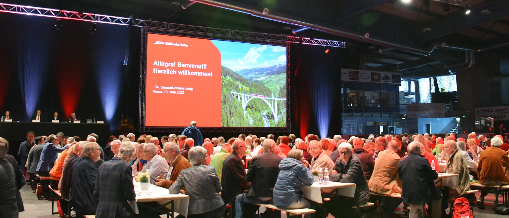 Präsentation, Willkommen, Generalversammlung RhB