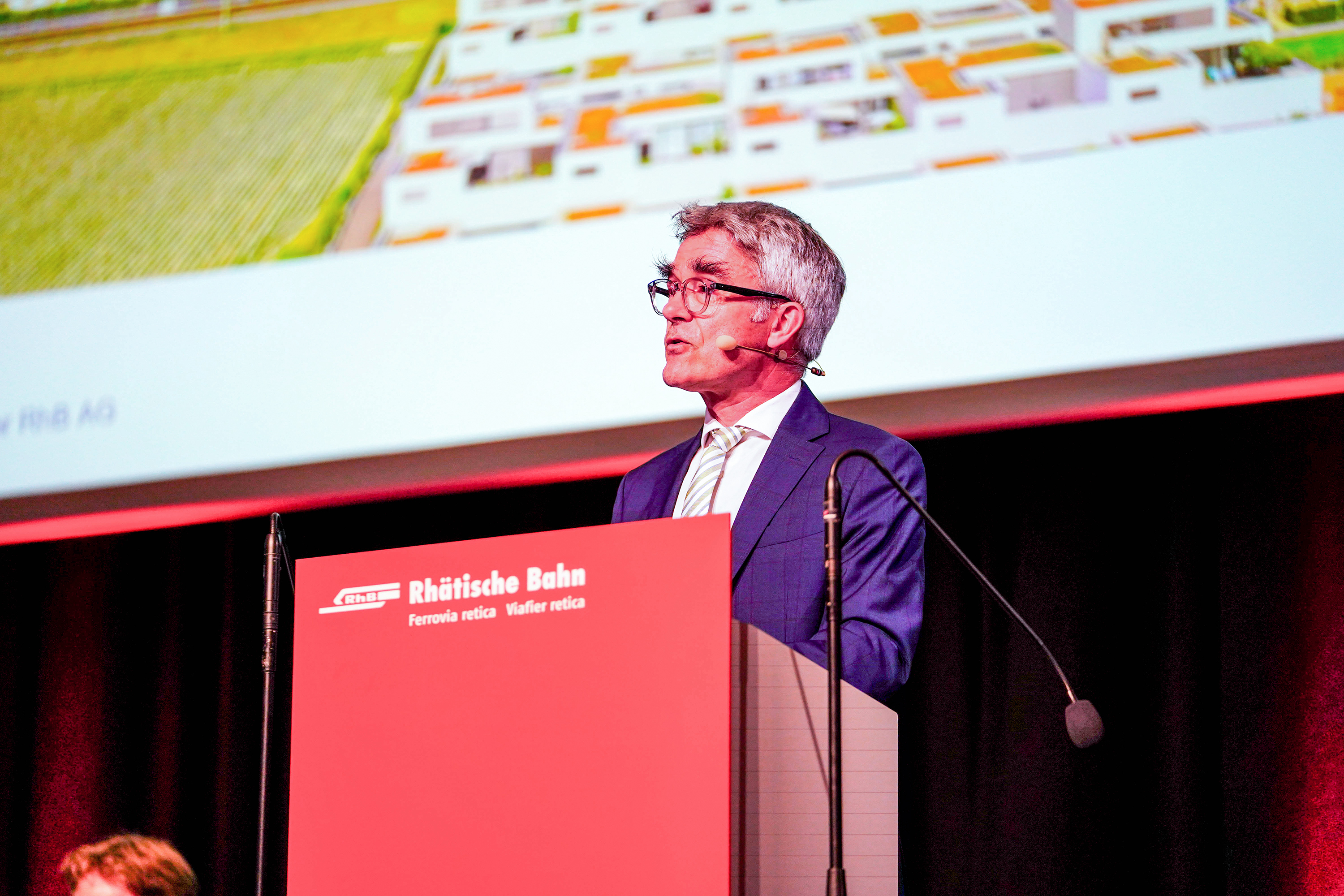Verwaltungsratspräsident Mario Cavigelli an der Generalversammlung der RhB 2025