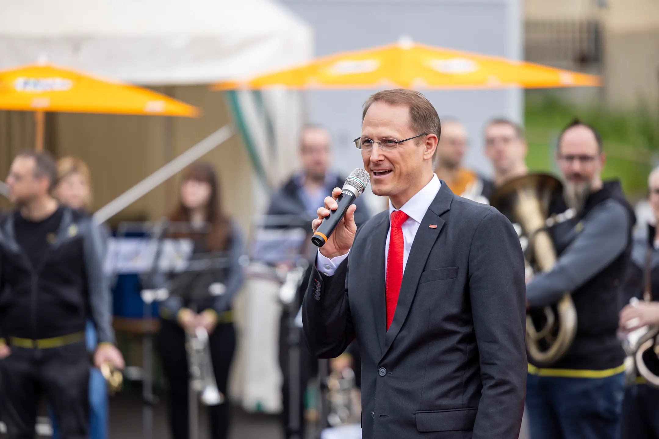Renato Fasciati mit Mikrofon