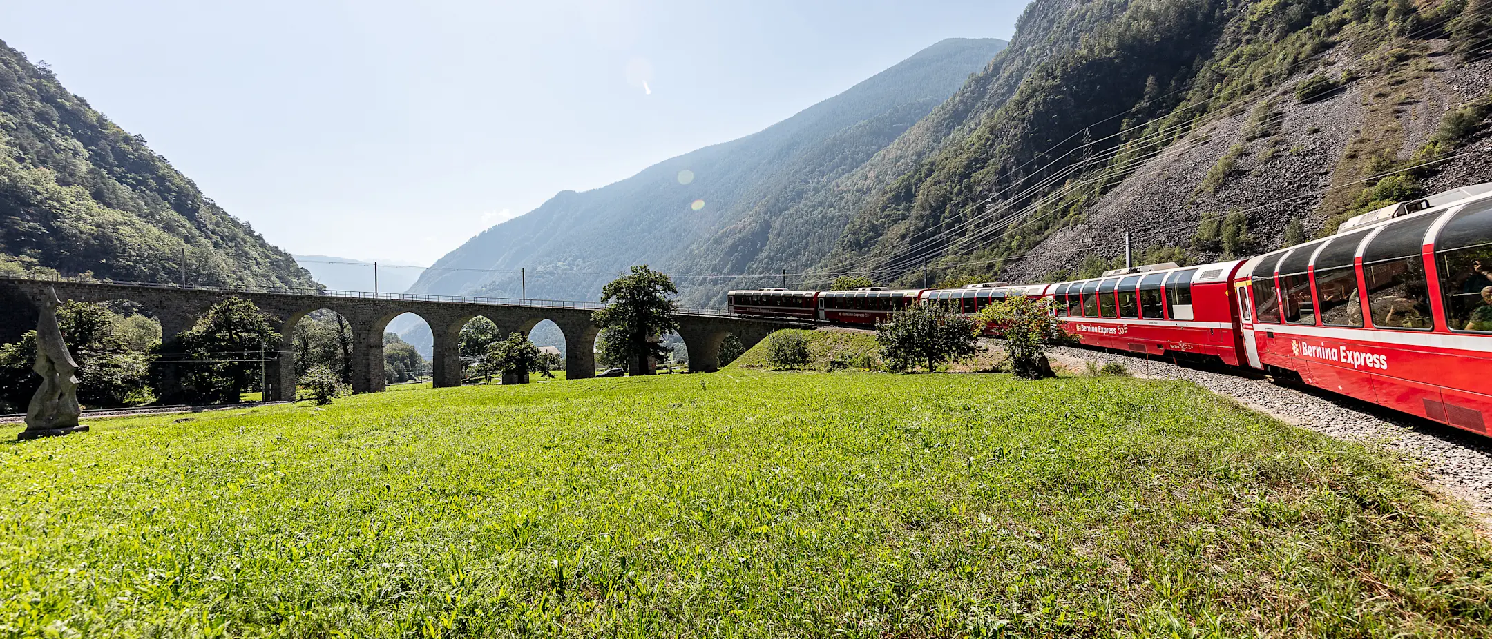 Panoramawagen Bernina Express, Viadukt Brusio