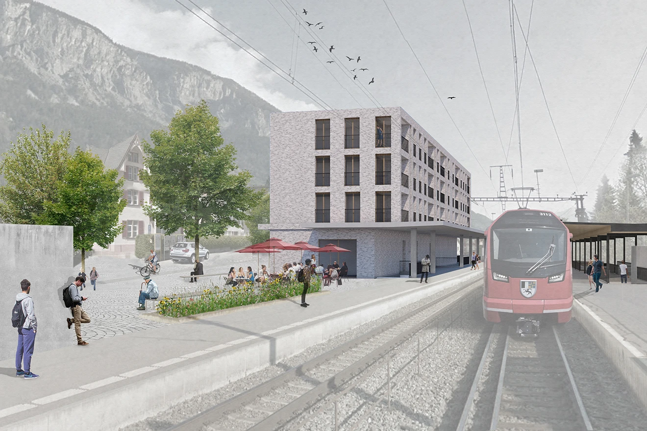 Bahnhof Domat/Ems