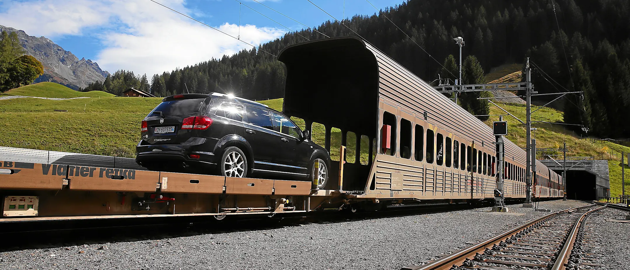 Autoverladestation Selfranga