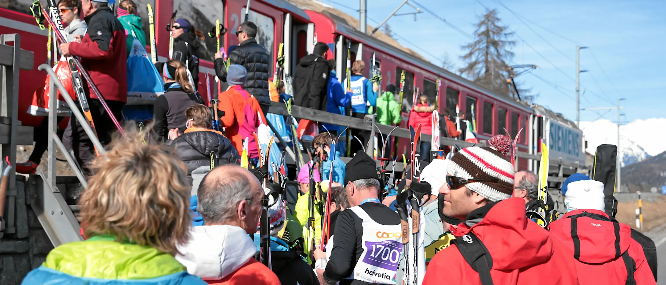 Teilnehmende Skimarathon