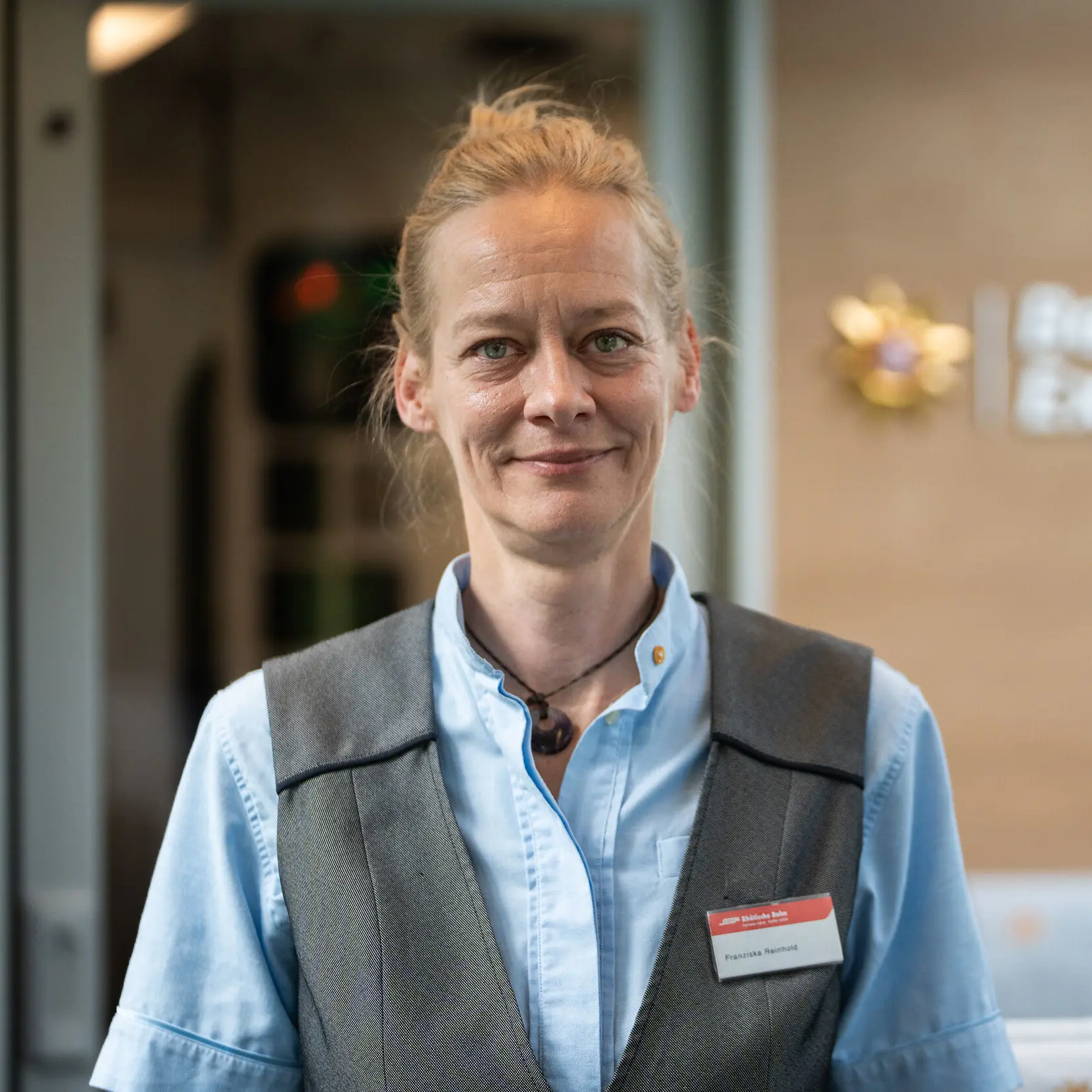 Portrait von Franziska Reinhold, Mitarbeiterin Bernina Express Catering