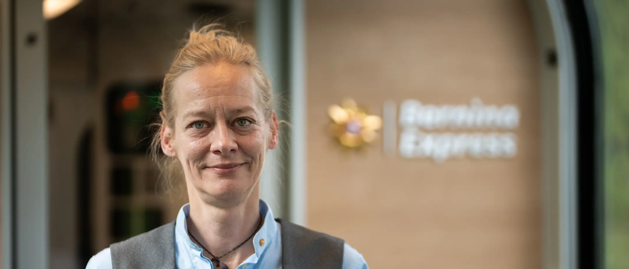 Portrait von Franziska Reinhold, Mitarbeiterin Bernina Express Catering