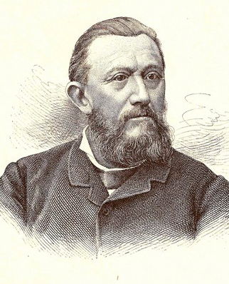 Black and white portrait of Willem Jan Holsboer.