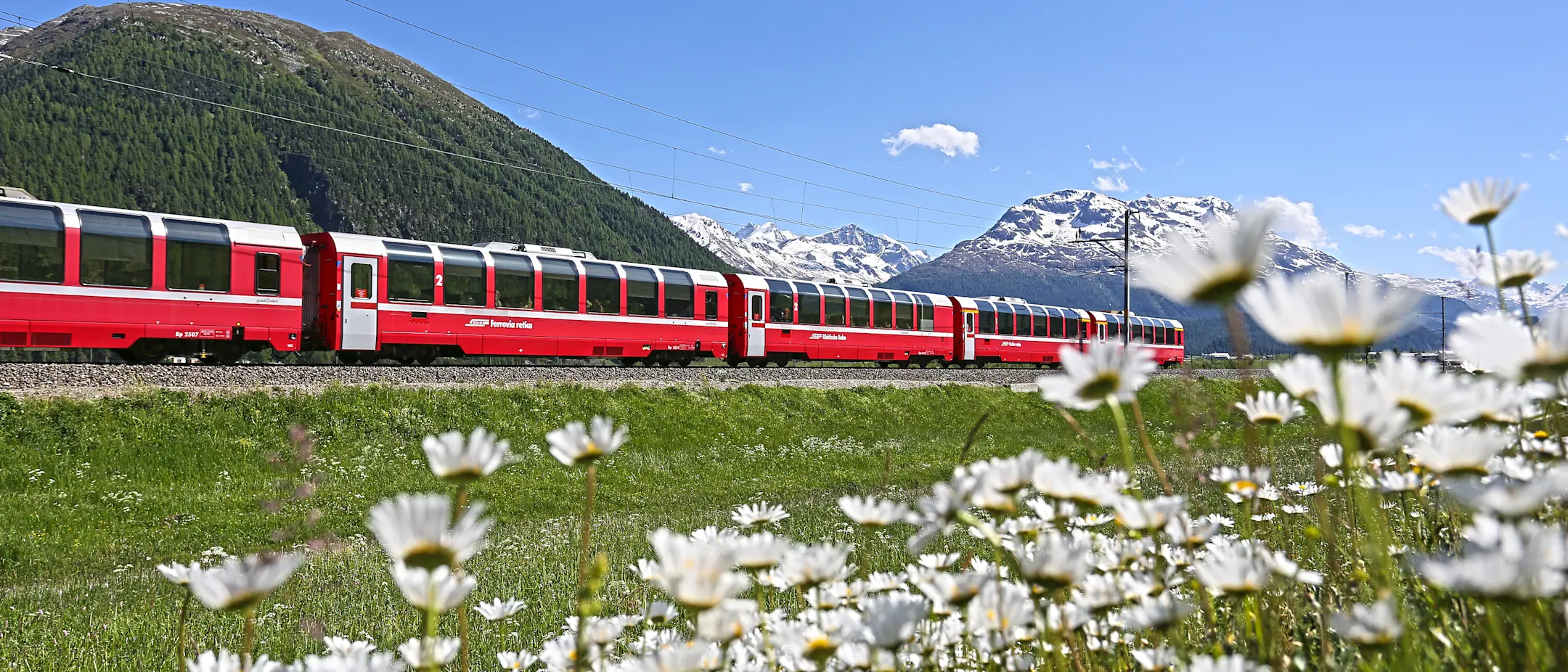 Bernina Express, Blumenwiese