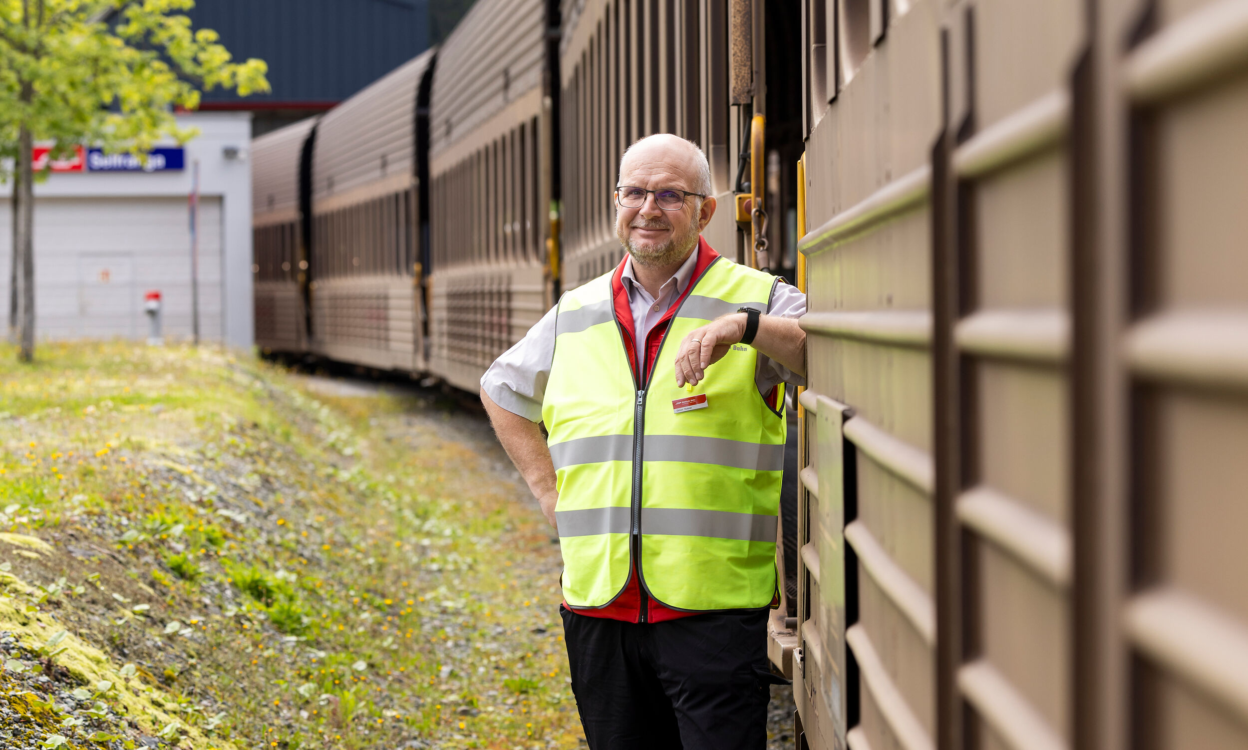 Portrait von Simon Rohner, Leiter Autoverlad Vereina