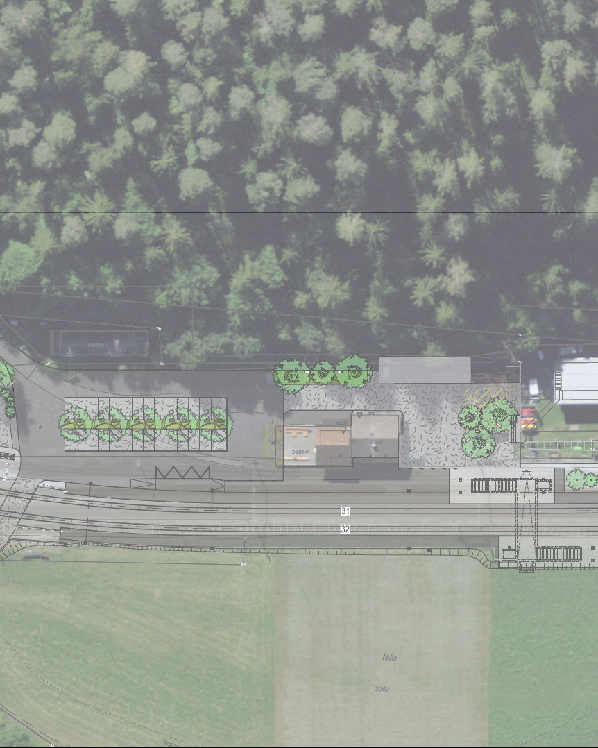 Gestaltungskonzept zum Bahnhof Versam-Safien