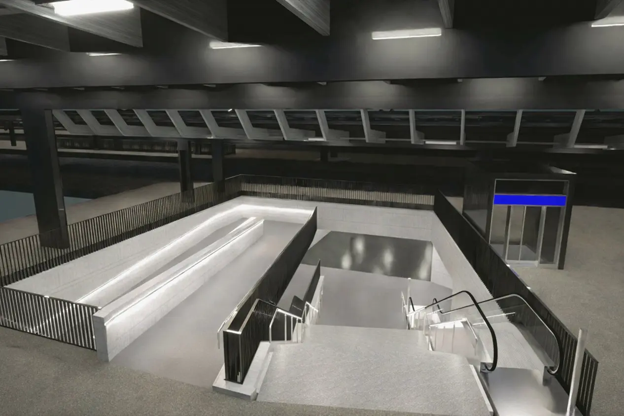 Visualisierung Bahnhofunterführung