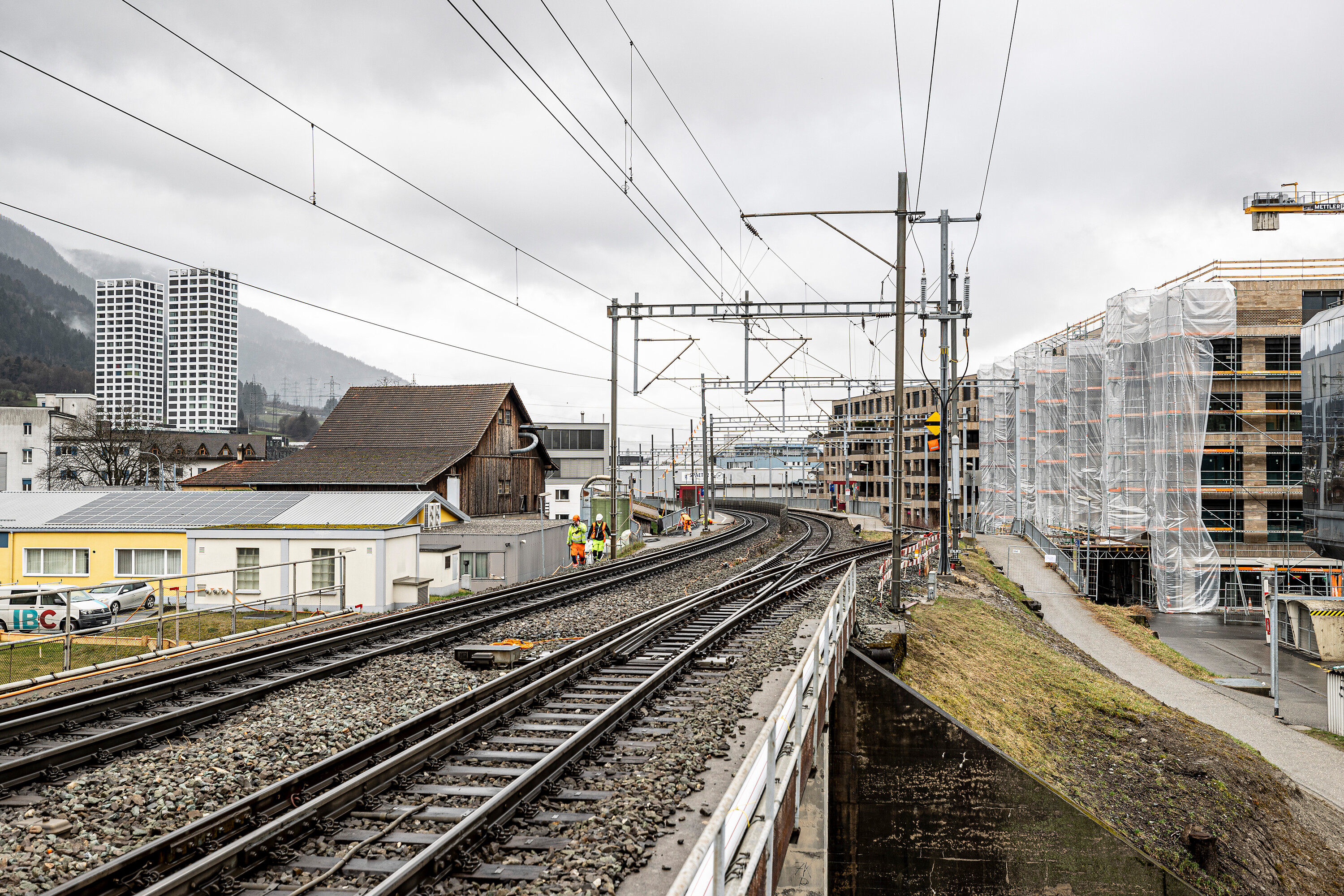 Bauarbeiten Chur West