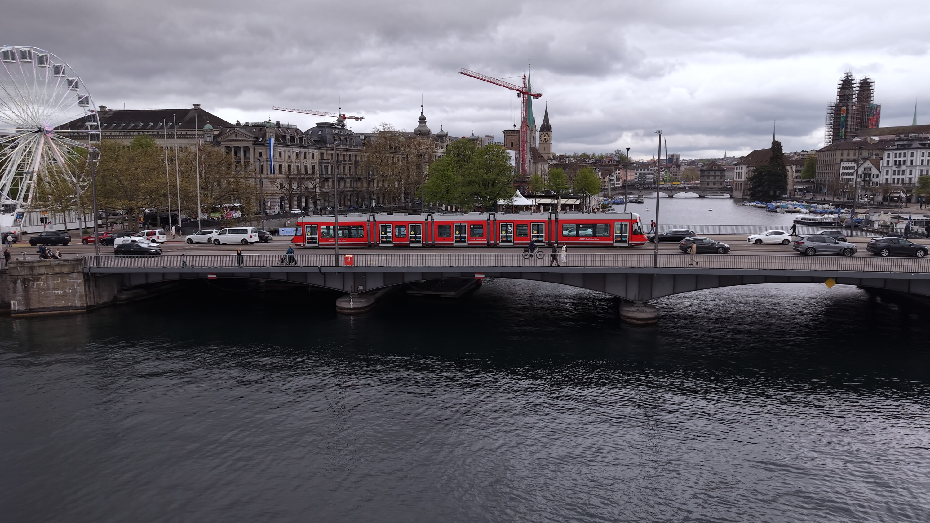 RhB-Tram in Zürich