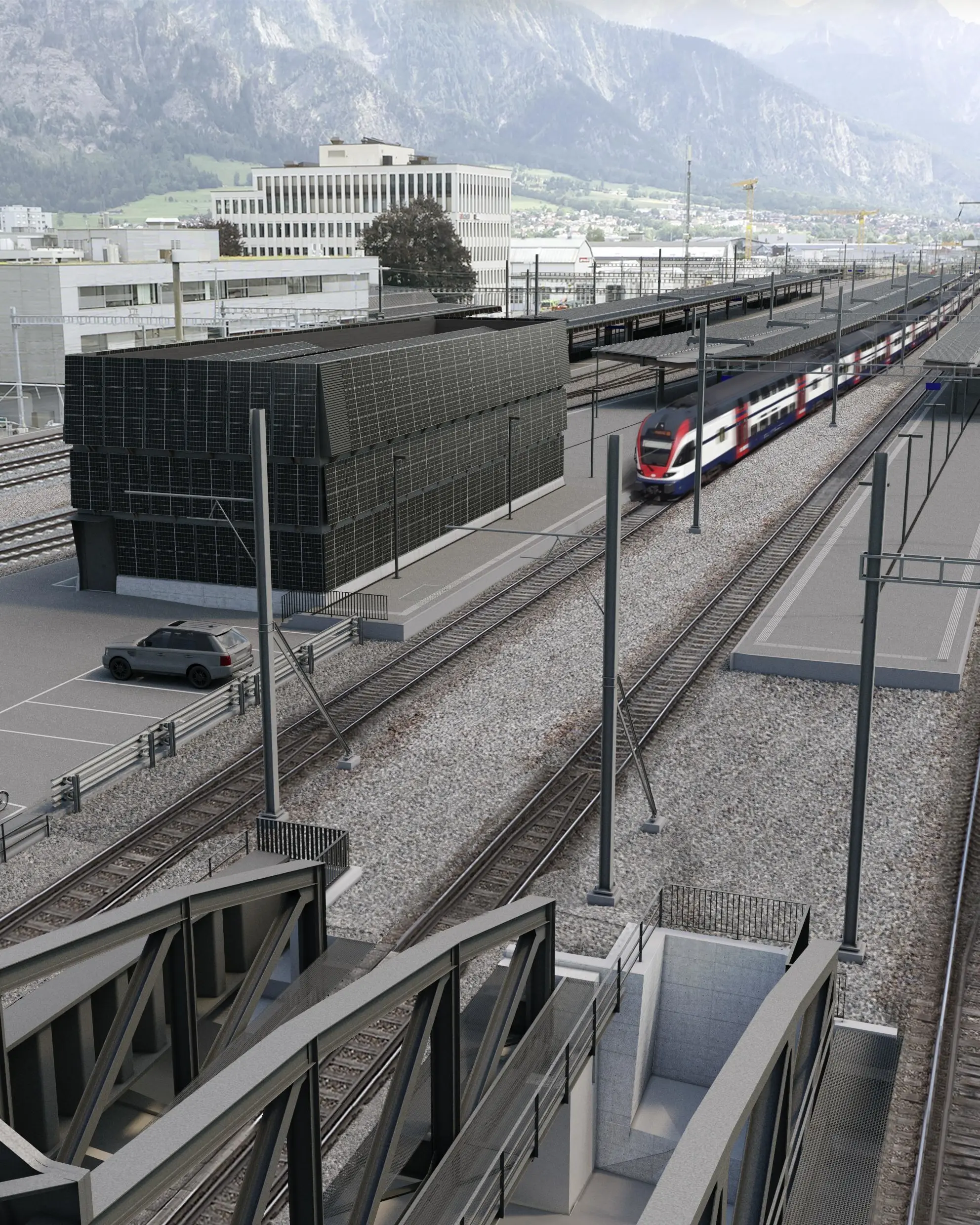 Visualisierung Bahnhofunterführung