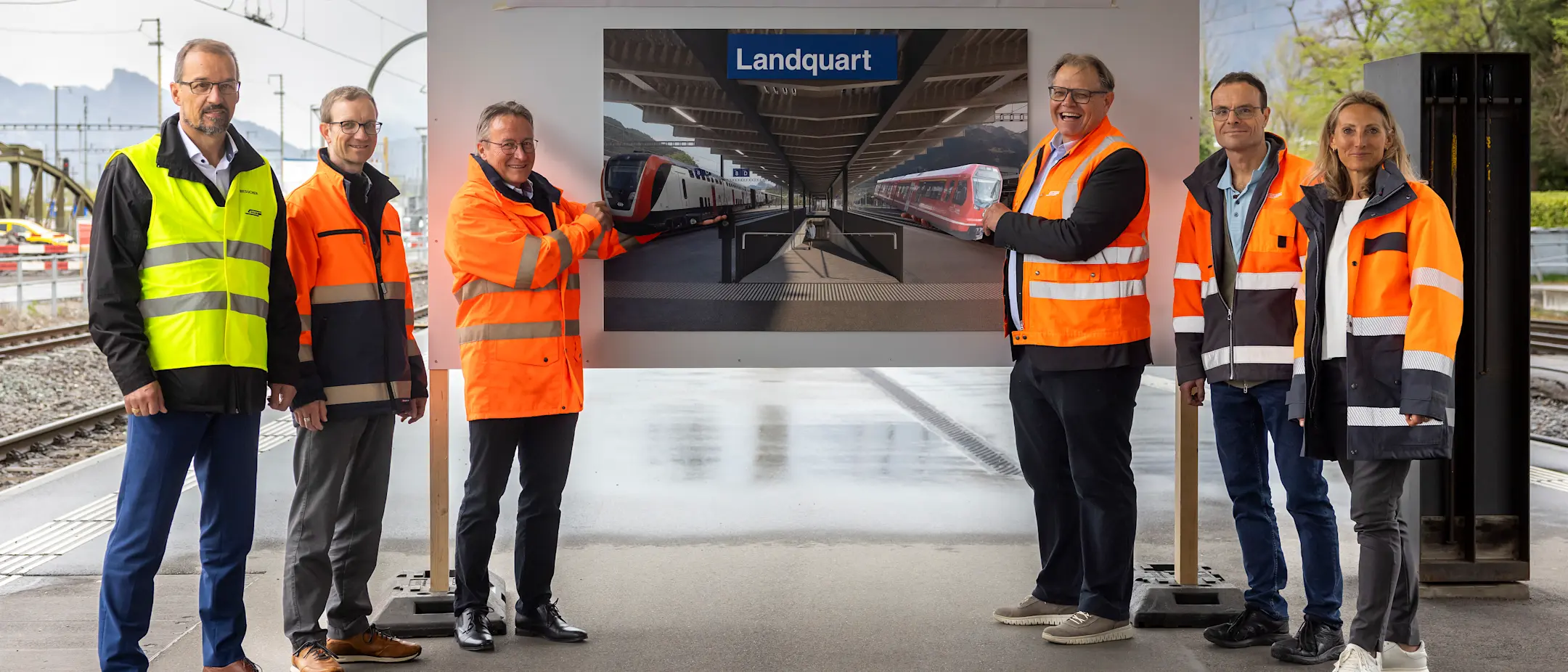 v.l.n.r. Andreas Thöny, René Batschelet, Felix Bissig, Christian Florin, Ralph Rechsteiner und Julia Diem