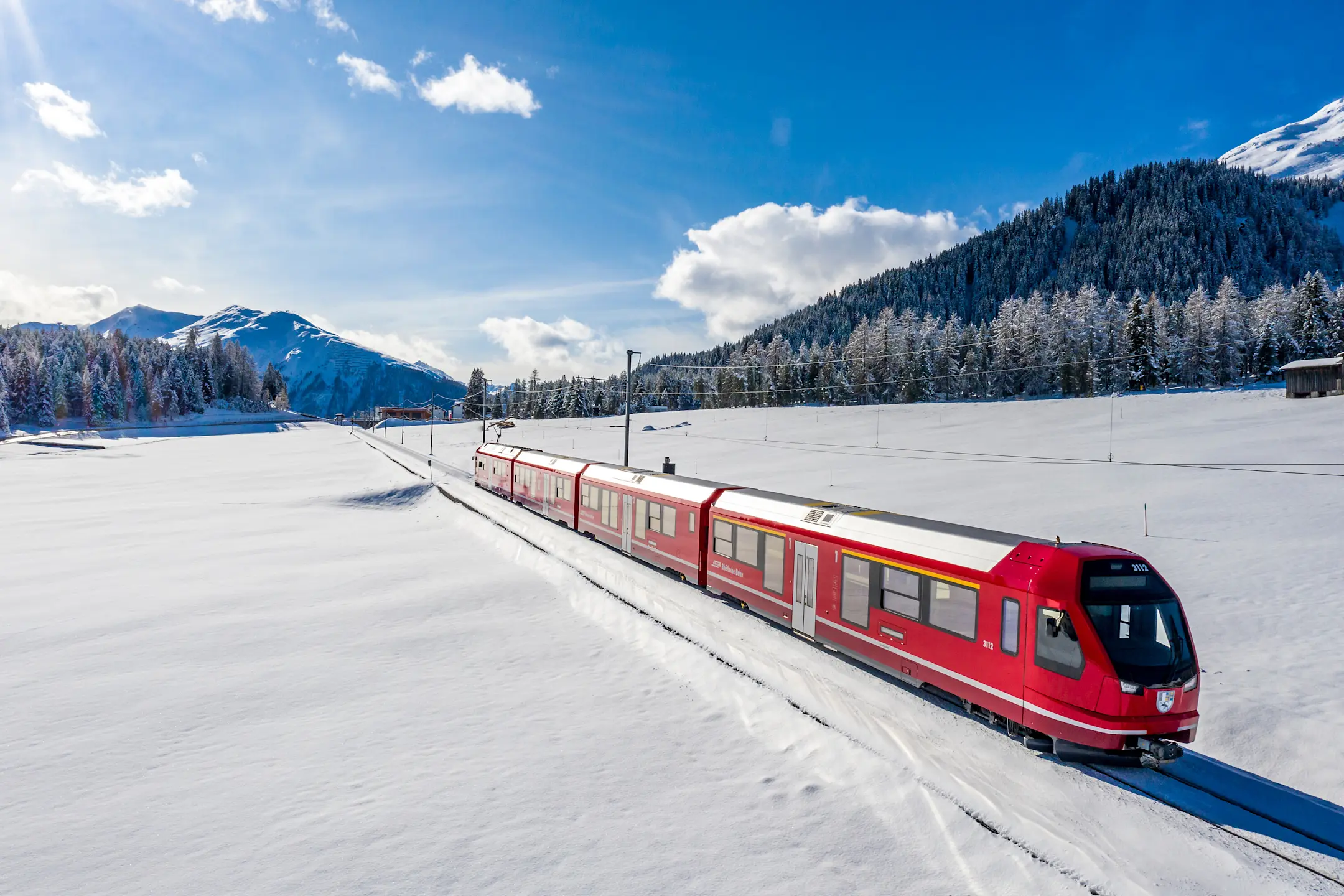 Prättigauerlinie im Winter