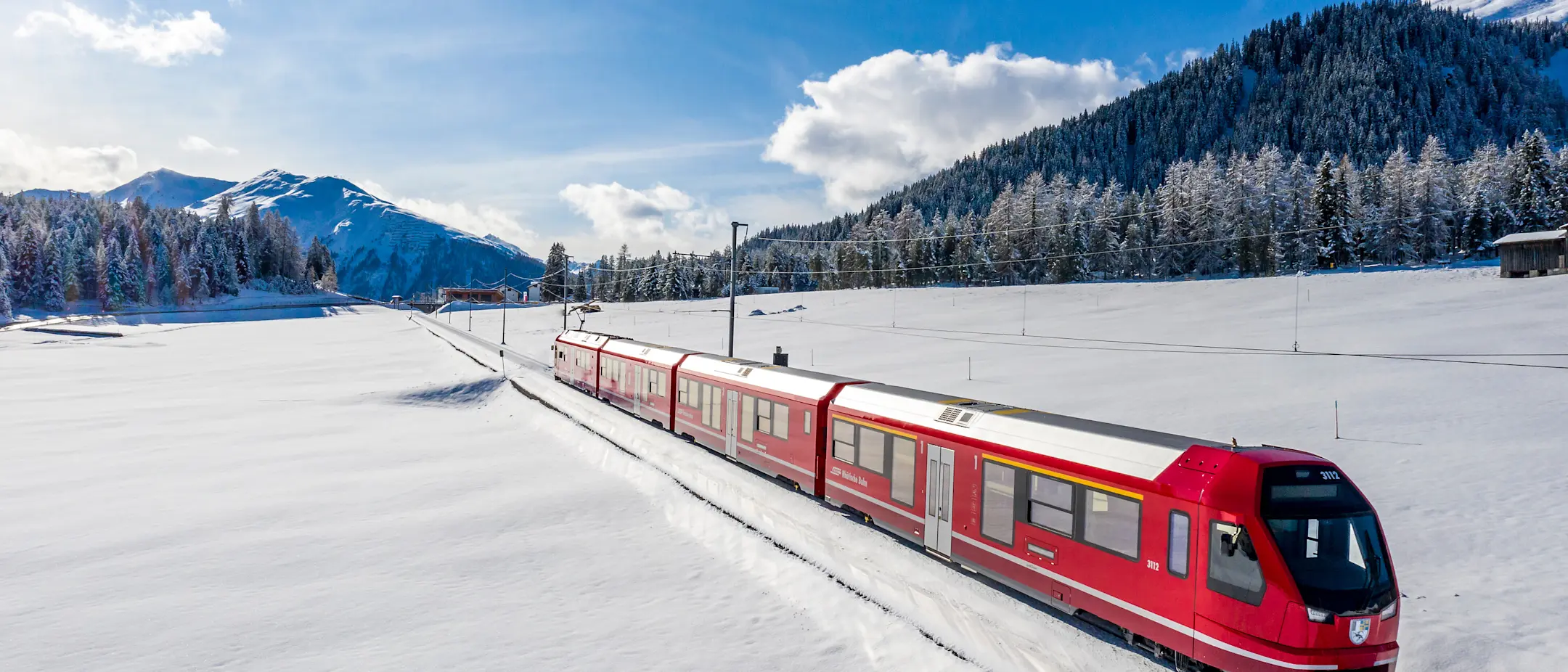 Prättigauerlinie im Winter