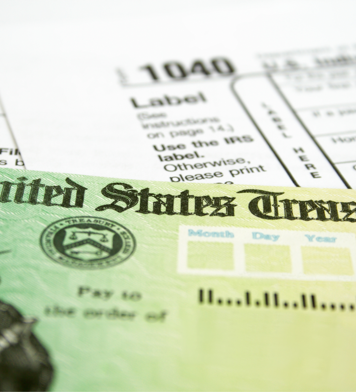 Tax refunds cropped