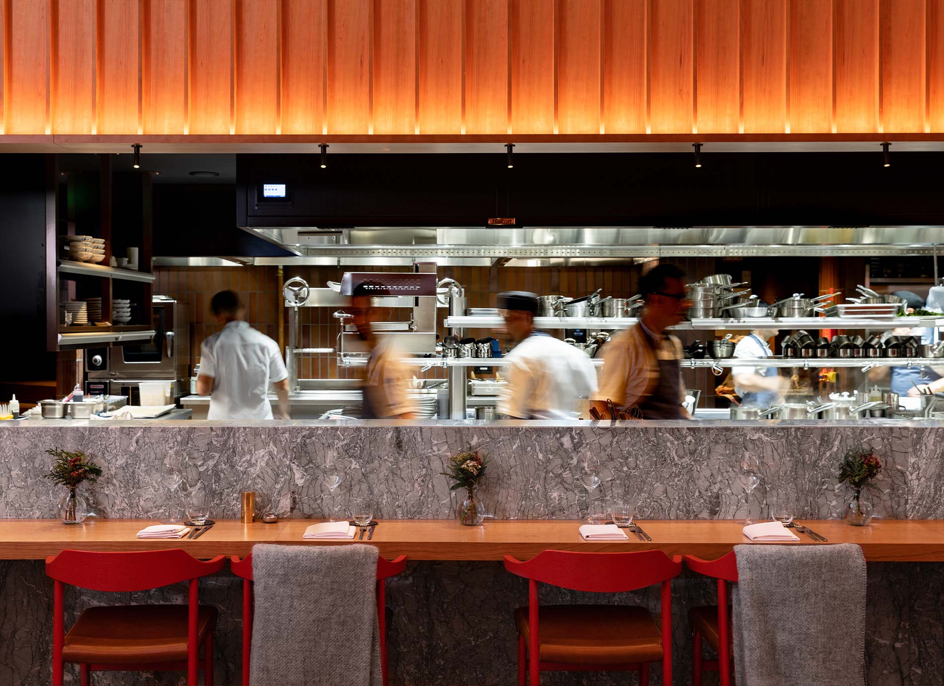 The kitchen at Studio Franzten