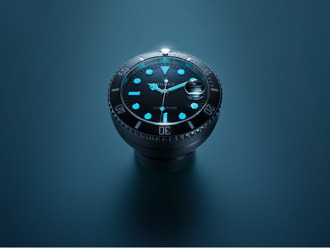 Calendar clock Honouring the Submariner