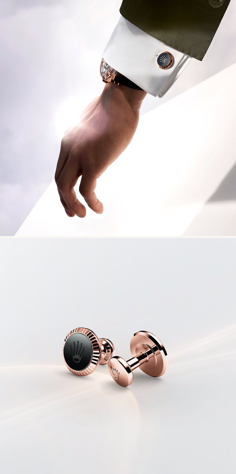 ‘Fluted’ cufflinks An iconic aesthetic