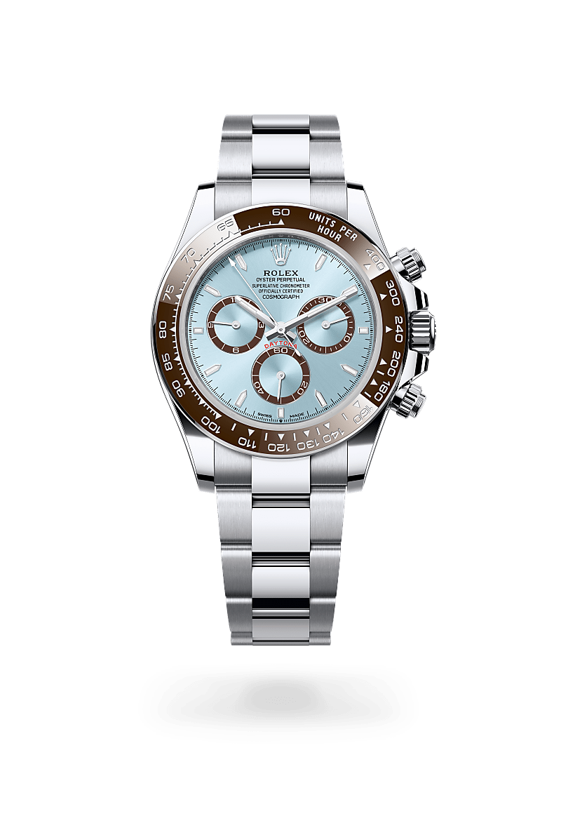 Upright image of Cosmograph Daytona - Oyster, 40 mm, platinum