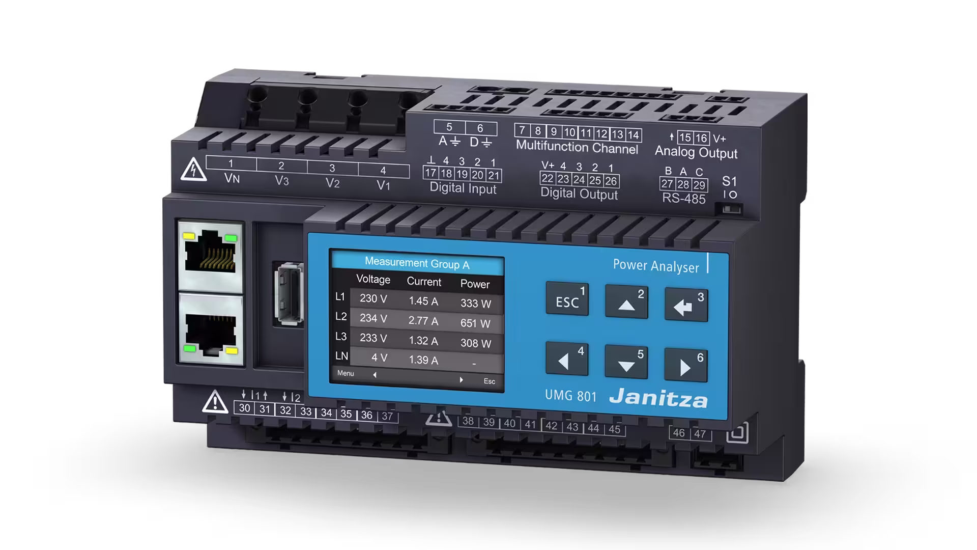 Janitza UMG 801 Left EN 1 S