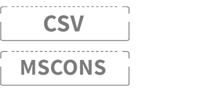 CSV and MSCONS data import for efficient data processing