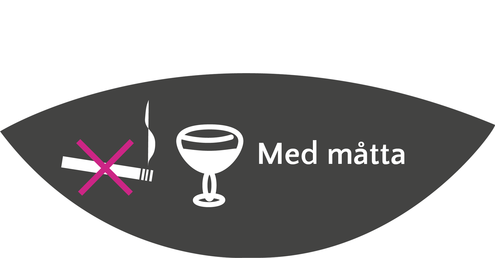 Använd alkohol och rusmedel endast med måtta.