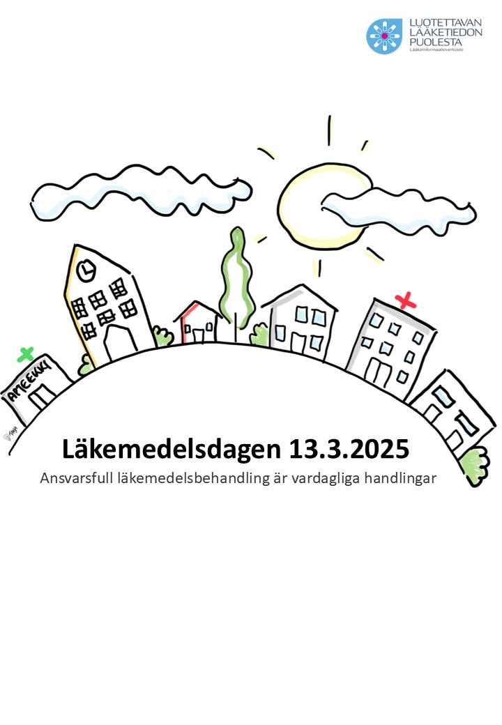 En bild av en Läkemedelsdagen av det nationella nätverket för läkemedelsinformation (Fimea)